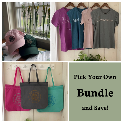 Pick-Your-Bundle: Tee + Hat + Bag